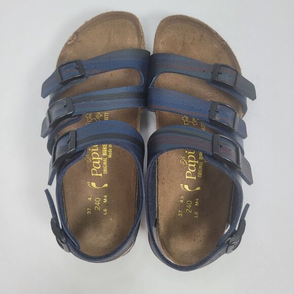 Birkenstock Papillio Ellice 3 Unisex Blue Strap Sandal US Size Wo's 6 Men's 4 - Picture 5 of 11